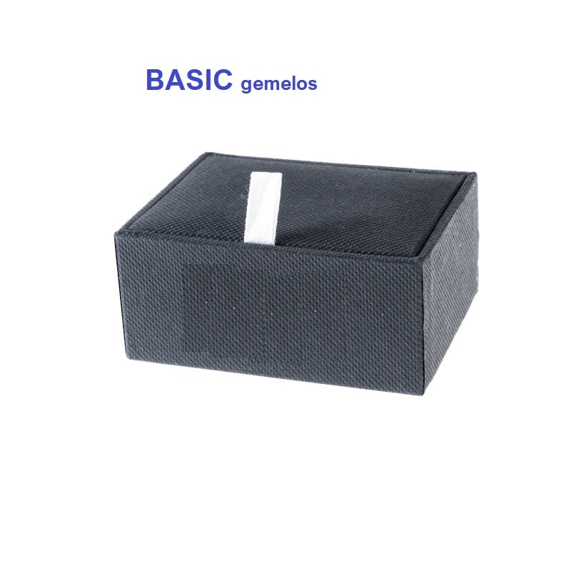 Estuche Basic gemelos gomas 70x53x30 mm.
